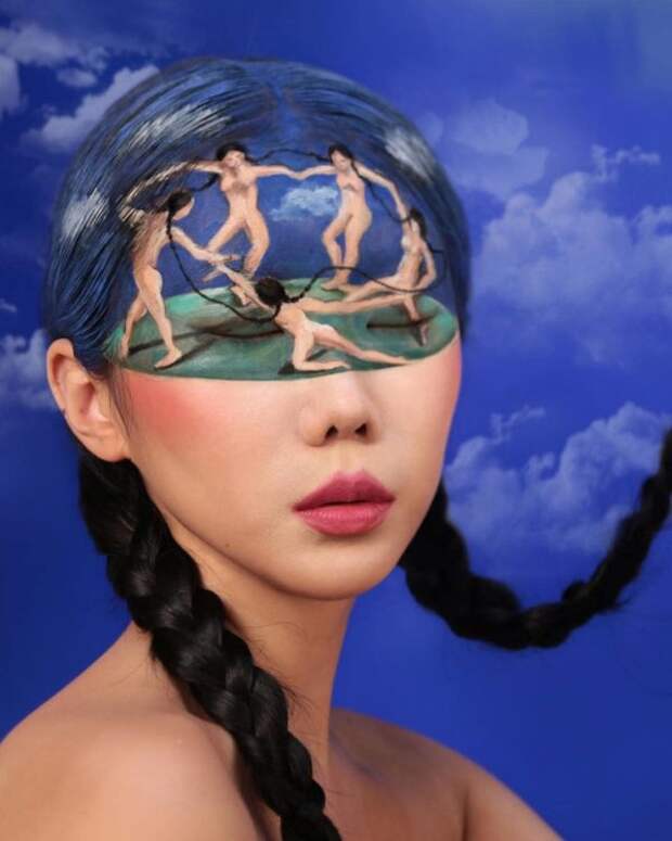 Девушка из Кореи создаёт макияжи-иллюзии, которые заставят вас сомневаться в реальности происходящего