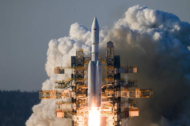Момента запуска ракеты «Ангара-А5», 11 апреля 2024 года