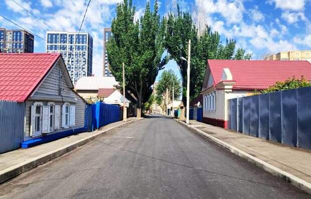 В Астрахани отремонтировали улицу Донецкую