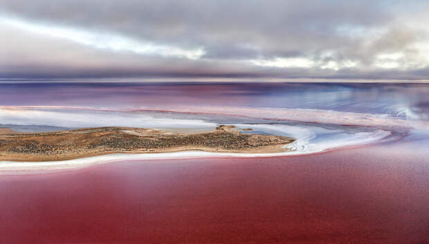Красота исчезающего озера Эйр в Австралии