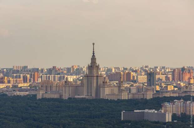 Виды Москвы с 75 этажа строящейся башни "Федерация" москва, башня, небоскреб, фото