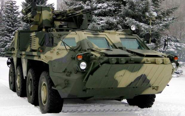 На Украине изготовили новый вариант БТР-4 с двумя 30-мм пушками