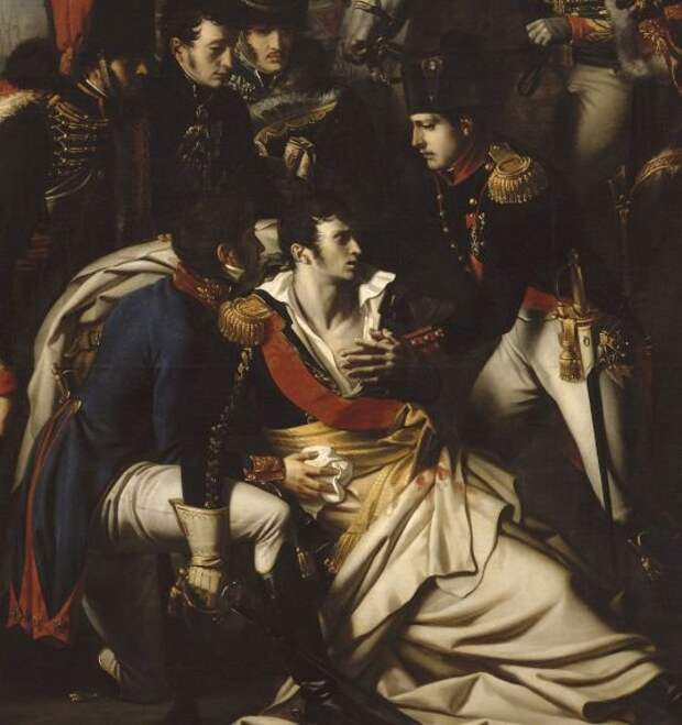 Наполеон и умирающий маршал Ланн. Художник: Albert Paul Bourgeois