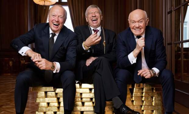 Золотая верхушка: опубликован список самых богатых людей России