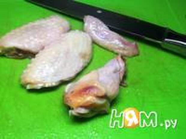 Приготовление куриных крылышек по-китайски: шаг 1
