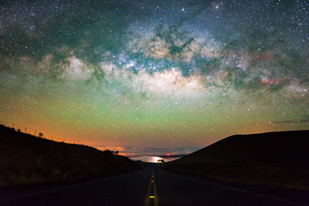 Млечный путь над Гавайями: потрясающие астрофотографии Ульдерико Грейнджера гавайи, млечный путь, небо