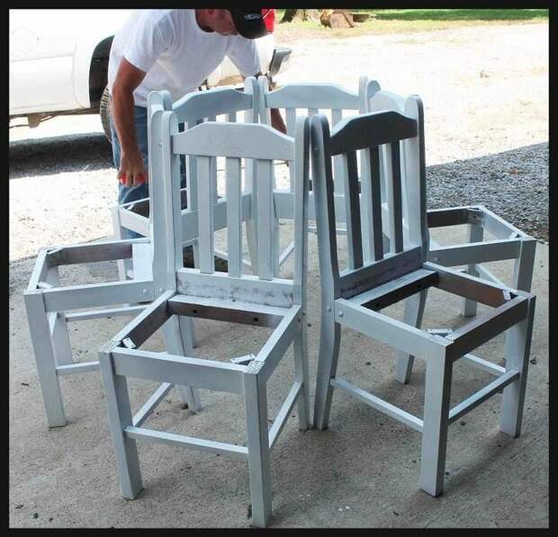 Хоровод из стульев diy