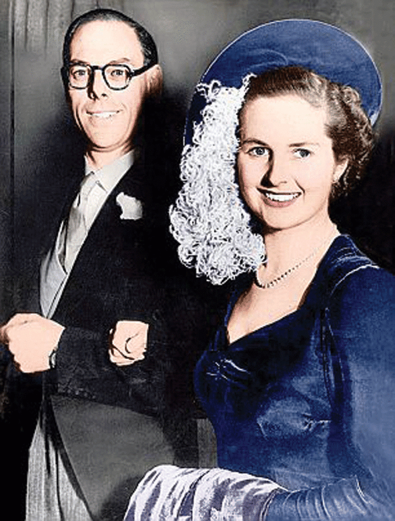 Маргарет Тэтчер на собственной свадьбе, Великобритания, 1951 год. звезды, история, фото