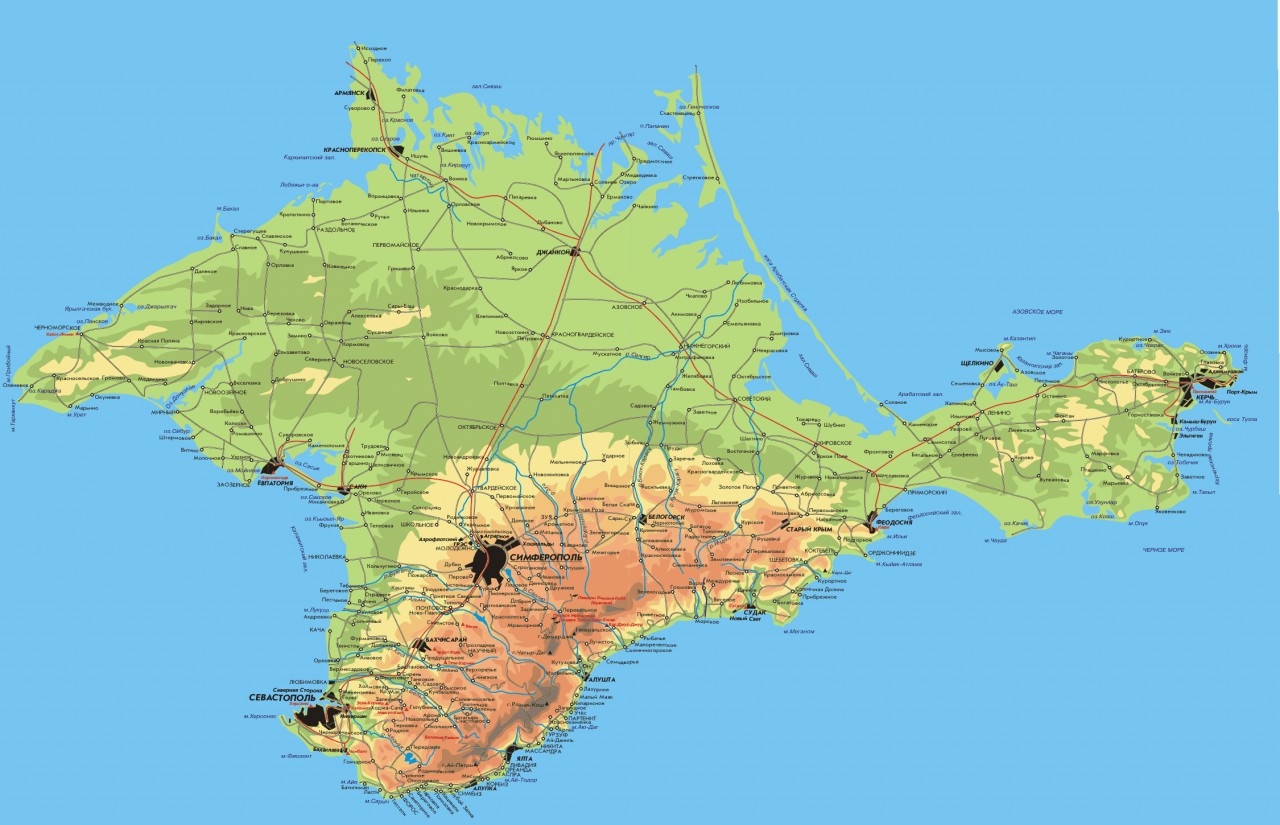 Симферополь карта россии