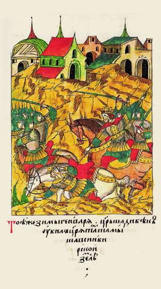 Шадибек (Женибек) убивает Тохтамыша