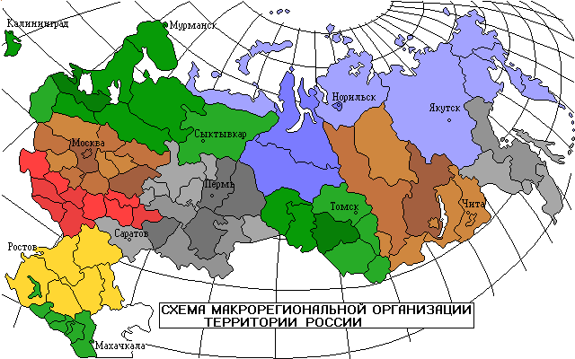 Карта передела россии