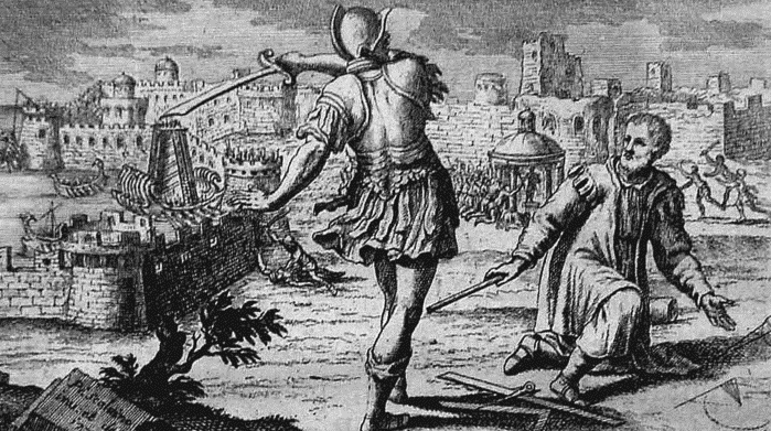 Во время захвата Сиракуз погиб и великий учёный. /Фото: wikipedia.org