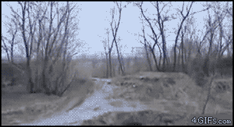 повезло выжить, настоящее везение, гифки, анимация, везунчики