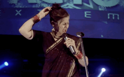 One day, she goes to a singing competition and totally bombs her performance on purpose.