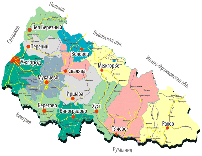 Закарпатье на карте. Карта Закарпатье на карте Украины. Закарпатская Украина на карте. Карта Закарпаття Закарпатська обл. Закарпатская область Украины на карте.