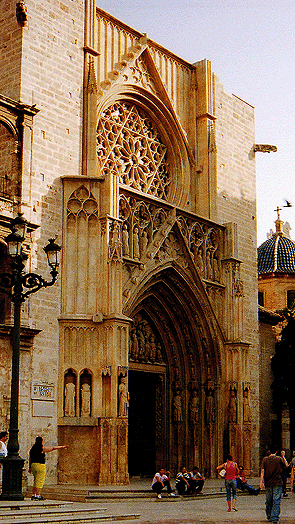Готический собор в Валенсии, Испания